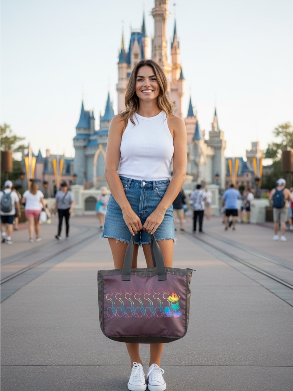Disney Rainbow Mickey Mouse Tote